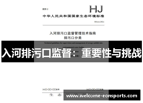 入河排污口监督：重要性与挑战