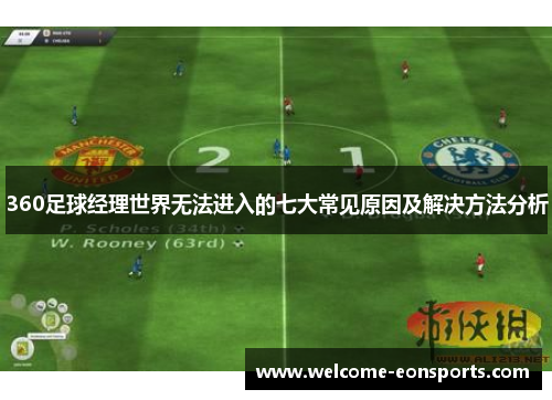 360足球经理世界无法进入的七大常见原因及解决方法分析